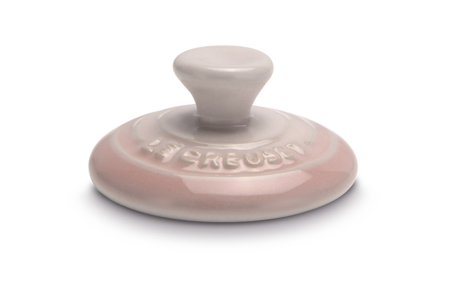 Stoneware Round Magnet Shell Pink image number 1